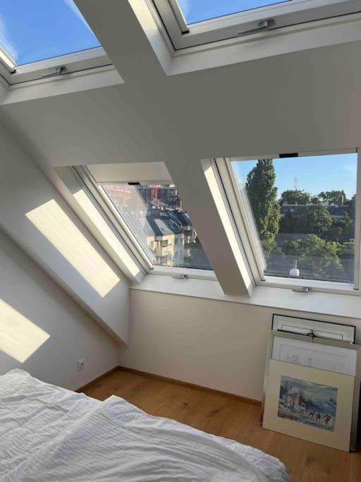 Grosszuegiges Dachterrassen-Appartment Mit Klimaanlage Und Wunderbarem Ausblick Viena Exterior foto